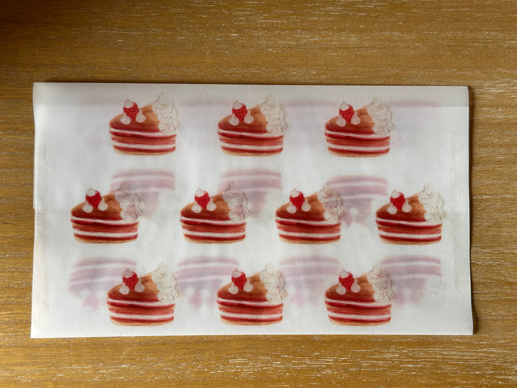 envelope: strawberry truffle cake