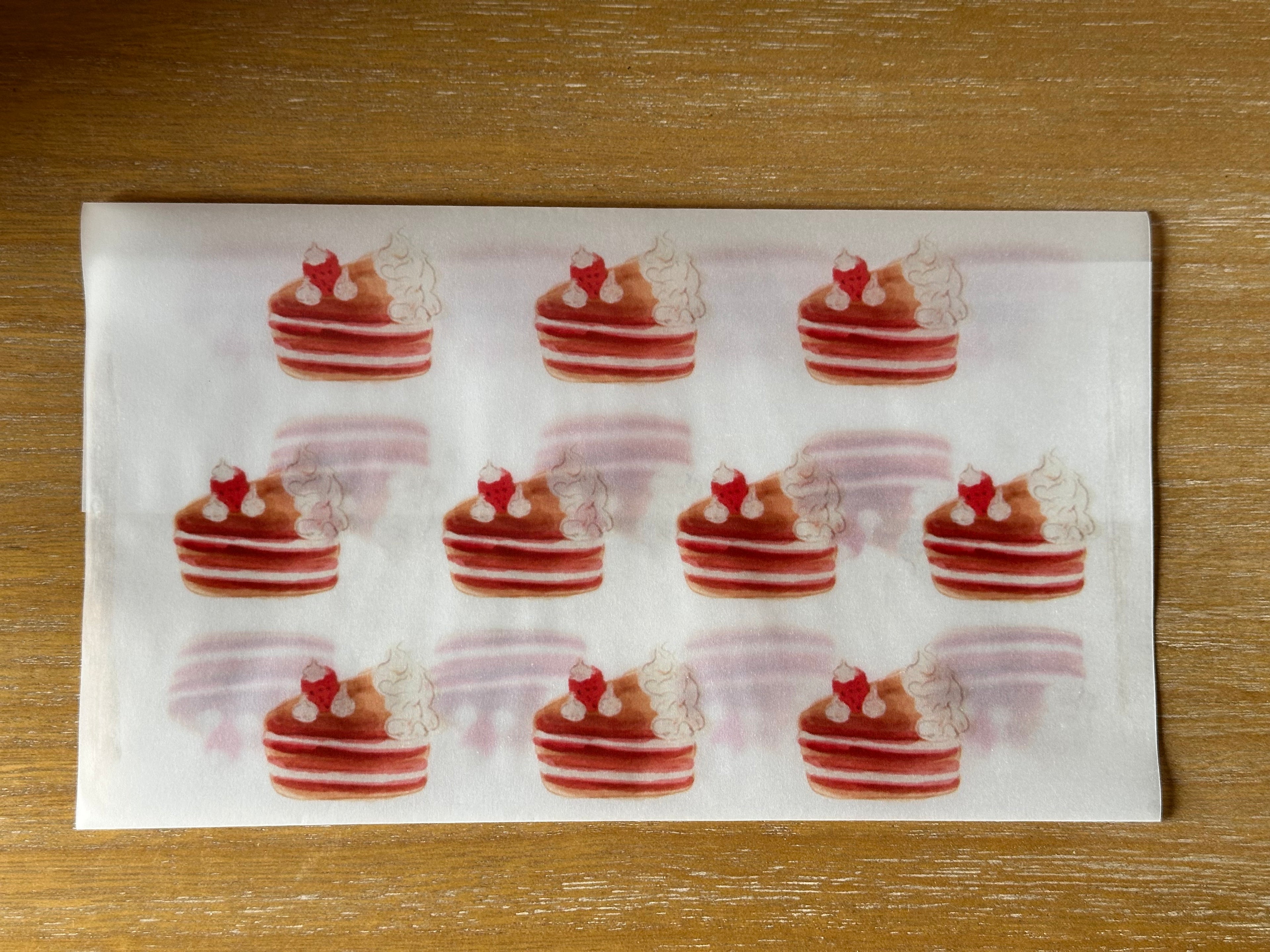 envelope: strawberry truffle cake