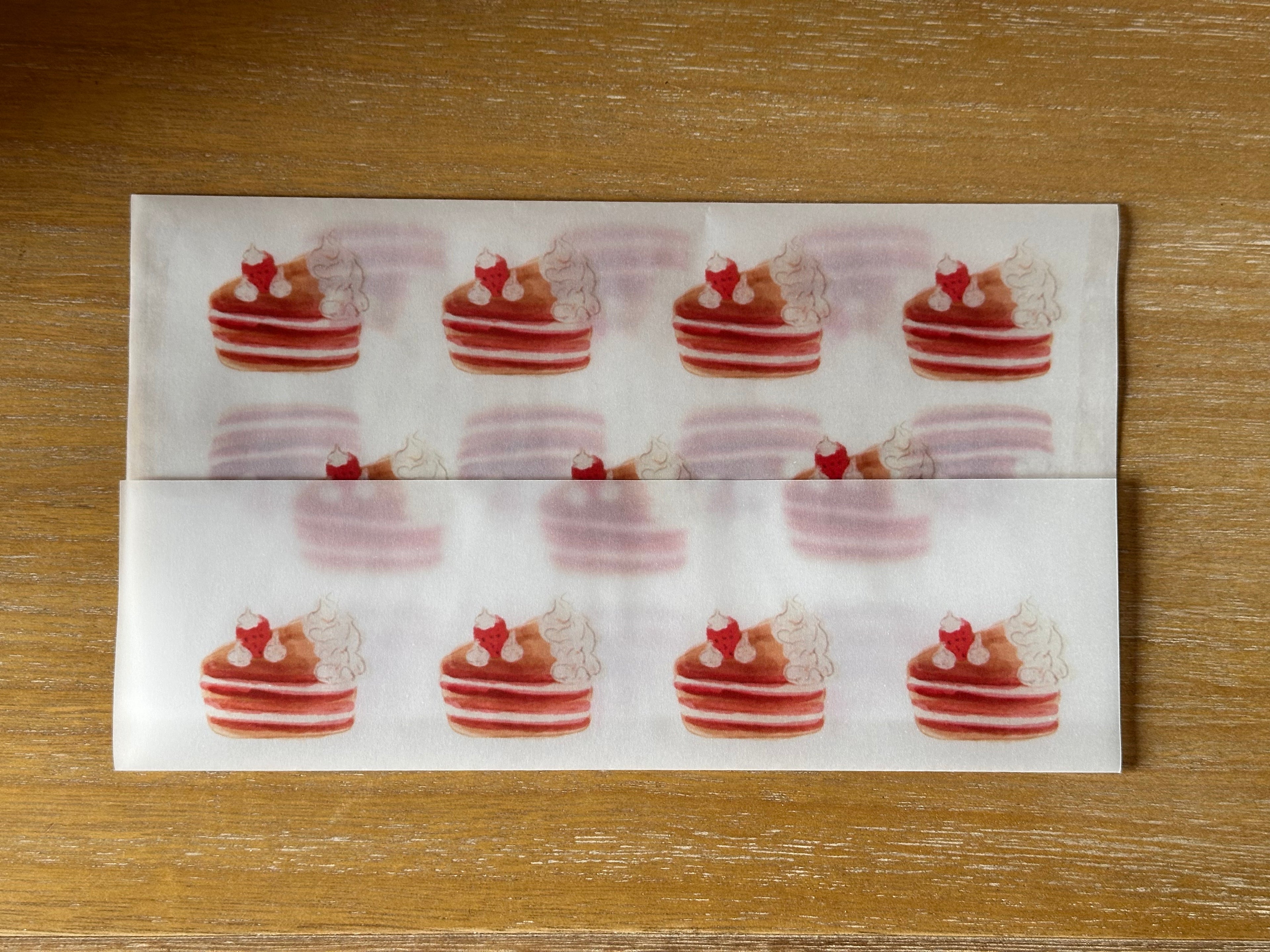 envelope: strawberry truffle cake